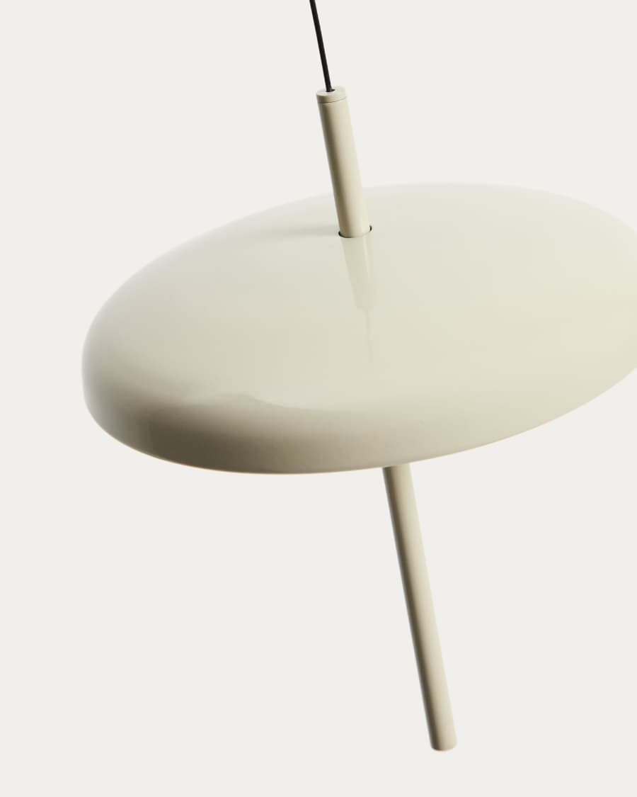 Porte light grey aluminium portable ceiling lamp Ø 16 cm