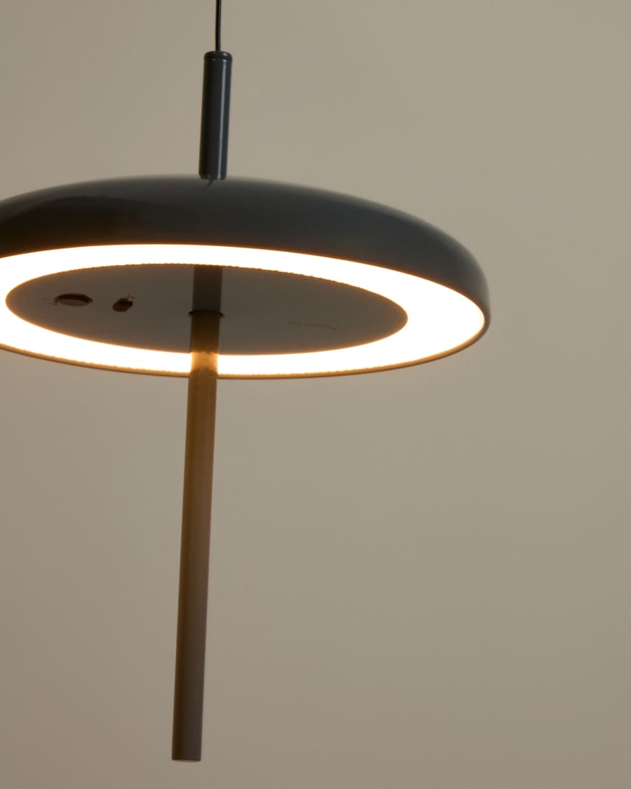 Porte blue aluminium portable ceiling lamp Ø 16 cm