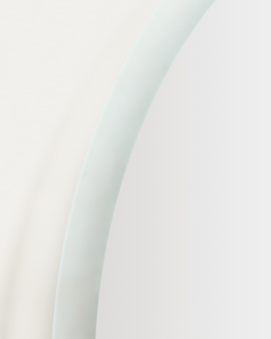 Mervi round bathroom mirror with LED light and anti-fog Ø 80cm