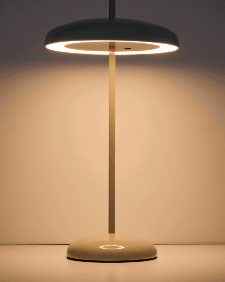 Lampe de table portable Porte en métal vert clair