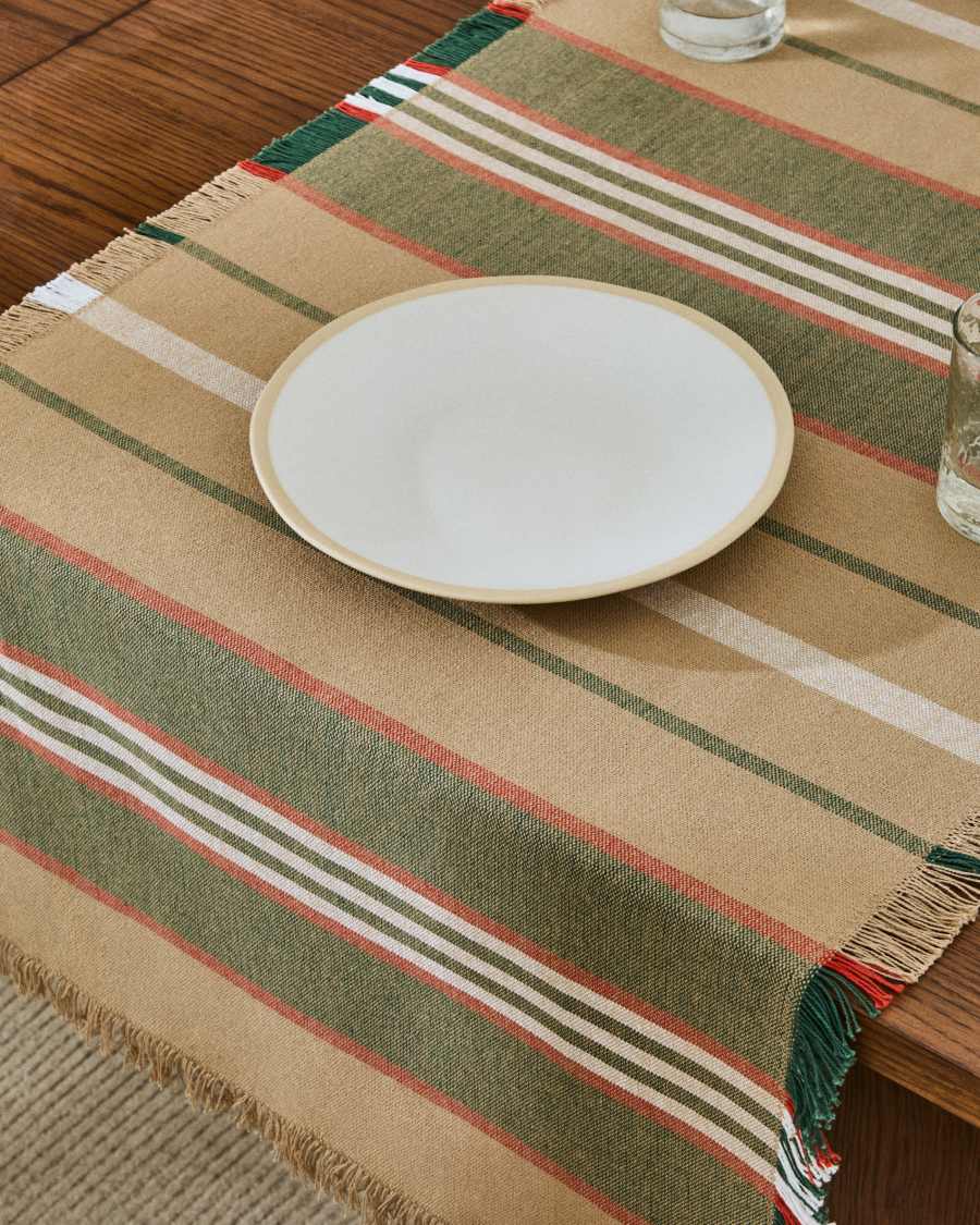 Beige Azir ceramic plate