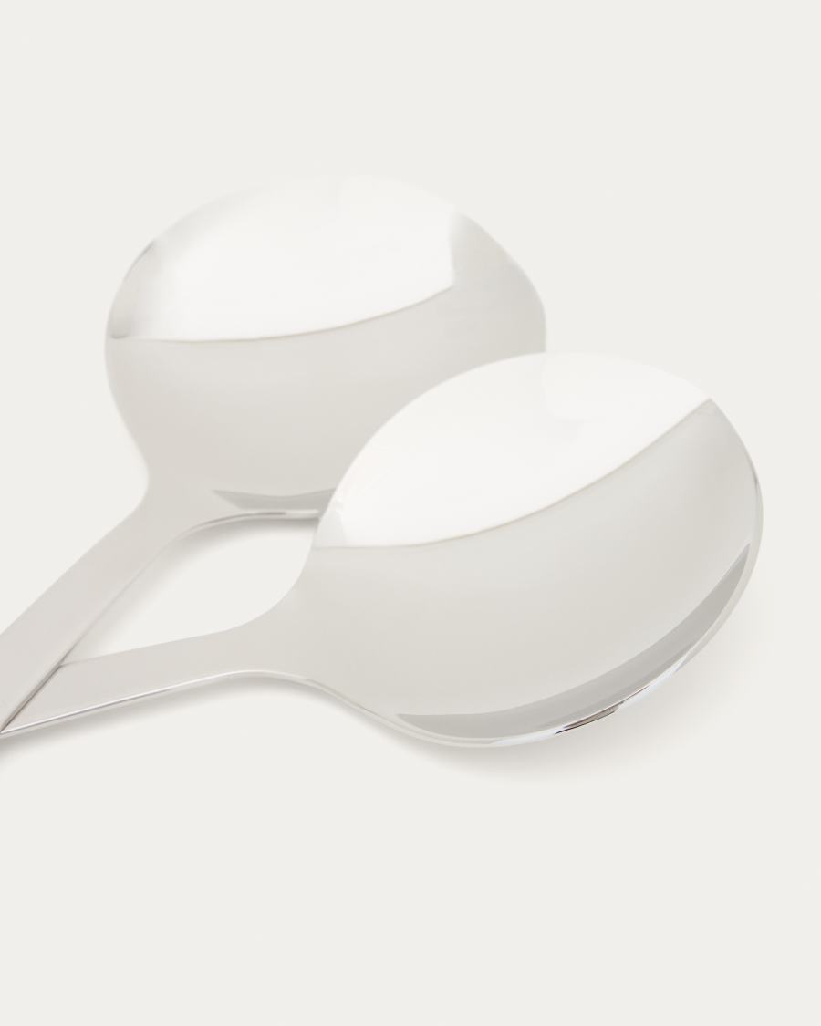 Nirela set of 2 stainless steel kitchen utensils