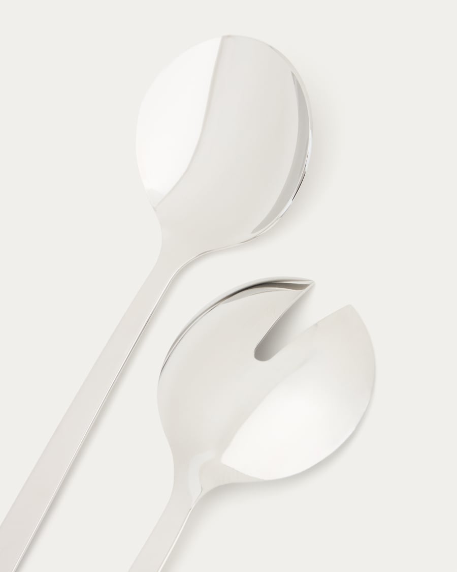 Nirela set of 2 stainless steel kitchen utensils
