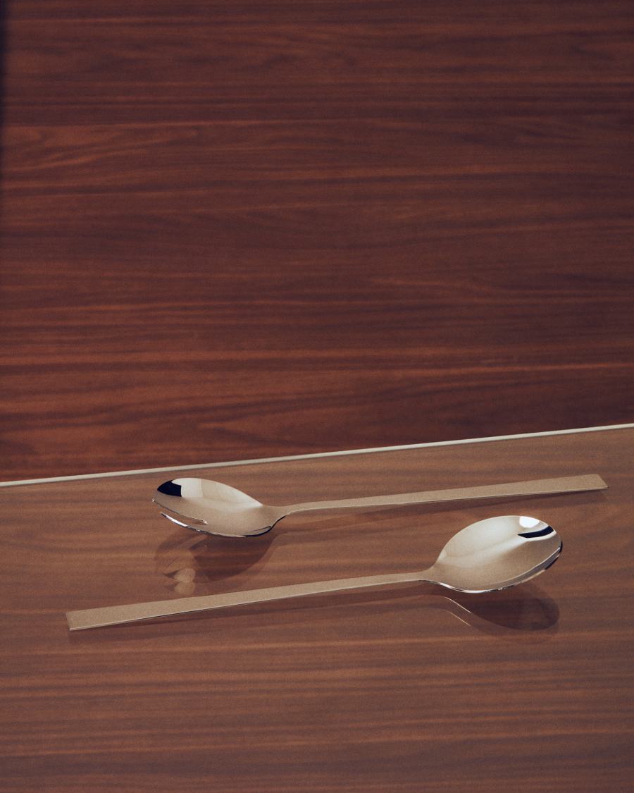 Nirela set of 2 stainless steel kitchen utensils