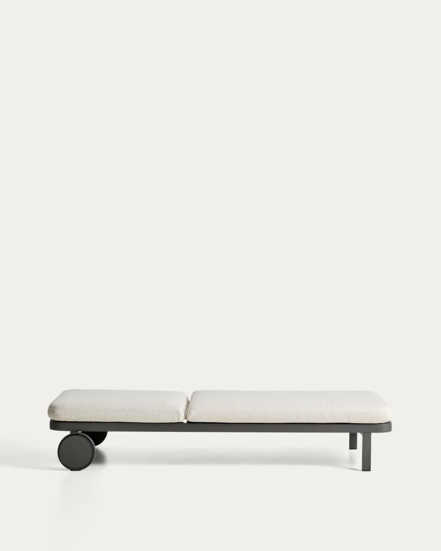 Tumbona Kionia de aluminio grafito