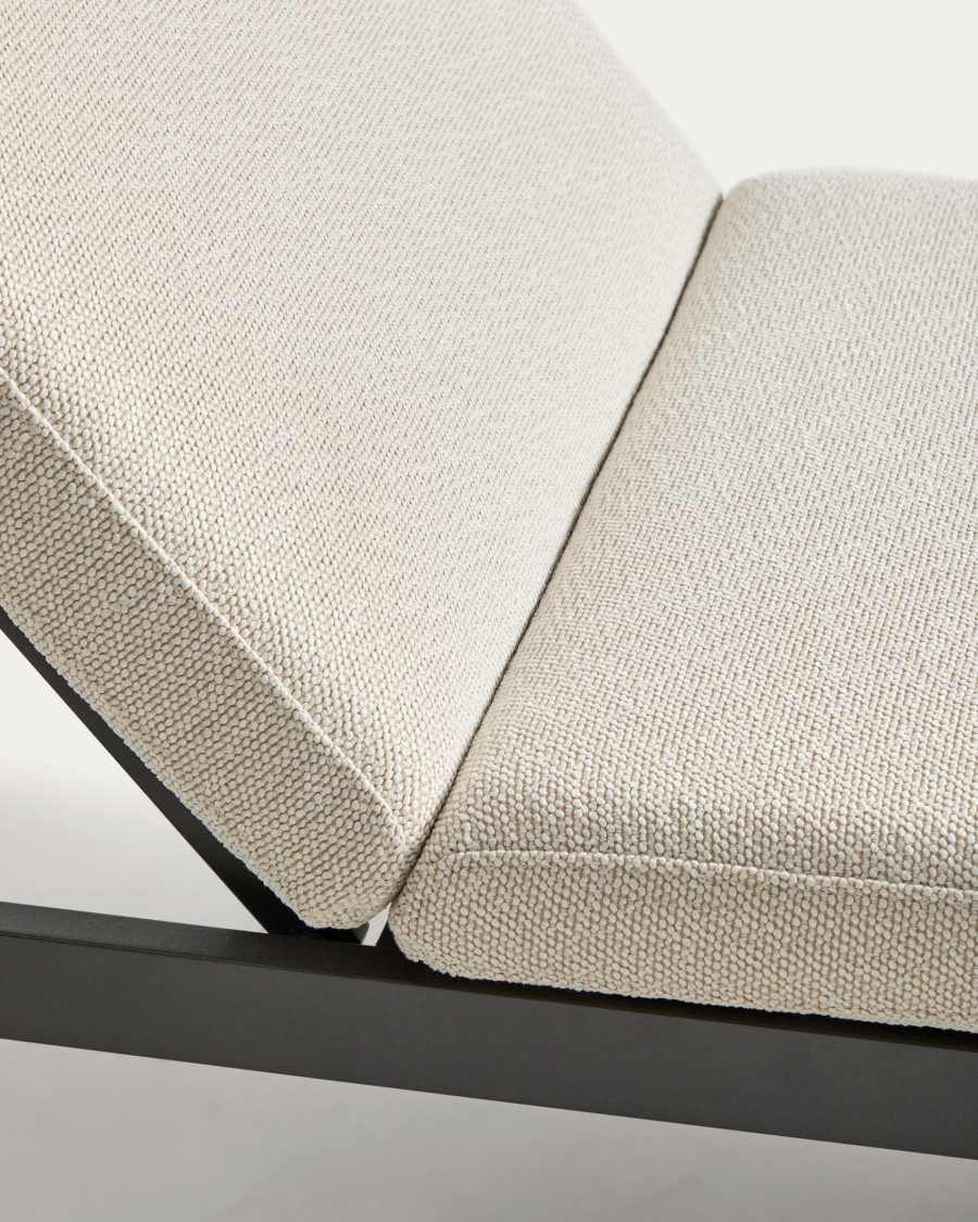 Tumbona Kionia de aluminio grafito