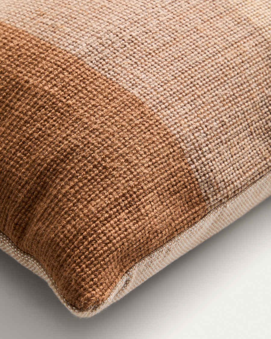 Adys beige 100% PET cushion cover 40 x 60cm