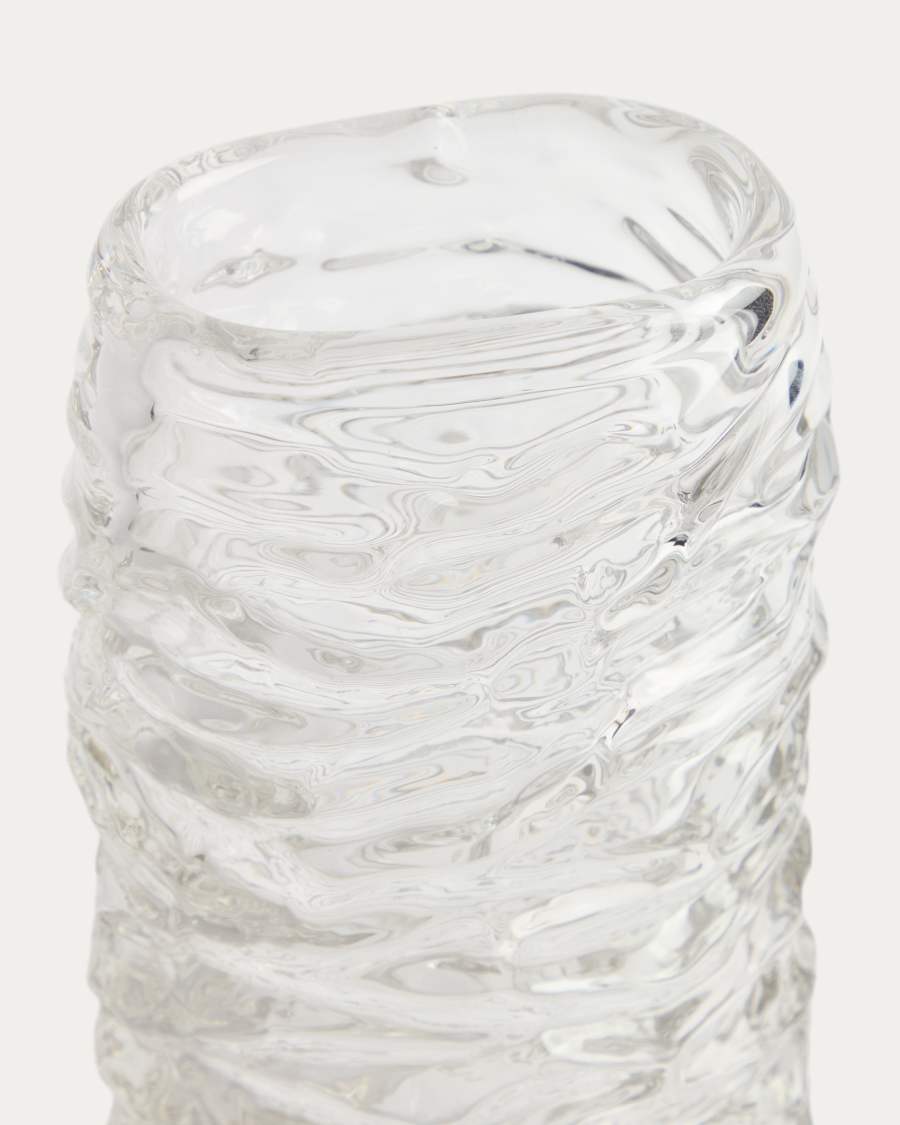 Vorma clear glass vase 29.5cm