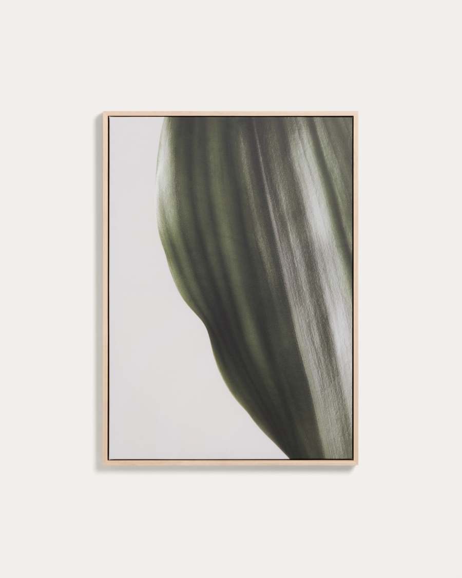 Foliae lijst met foto met bladmotief 52 x 72 cm