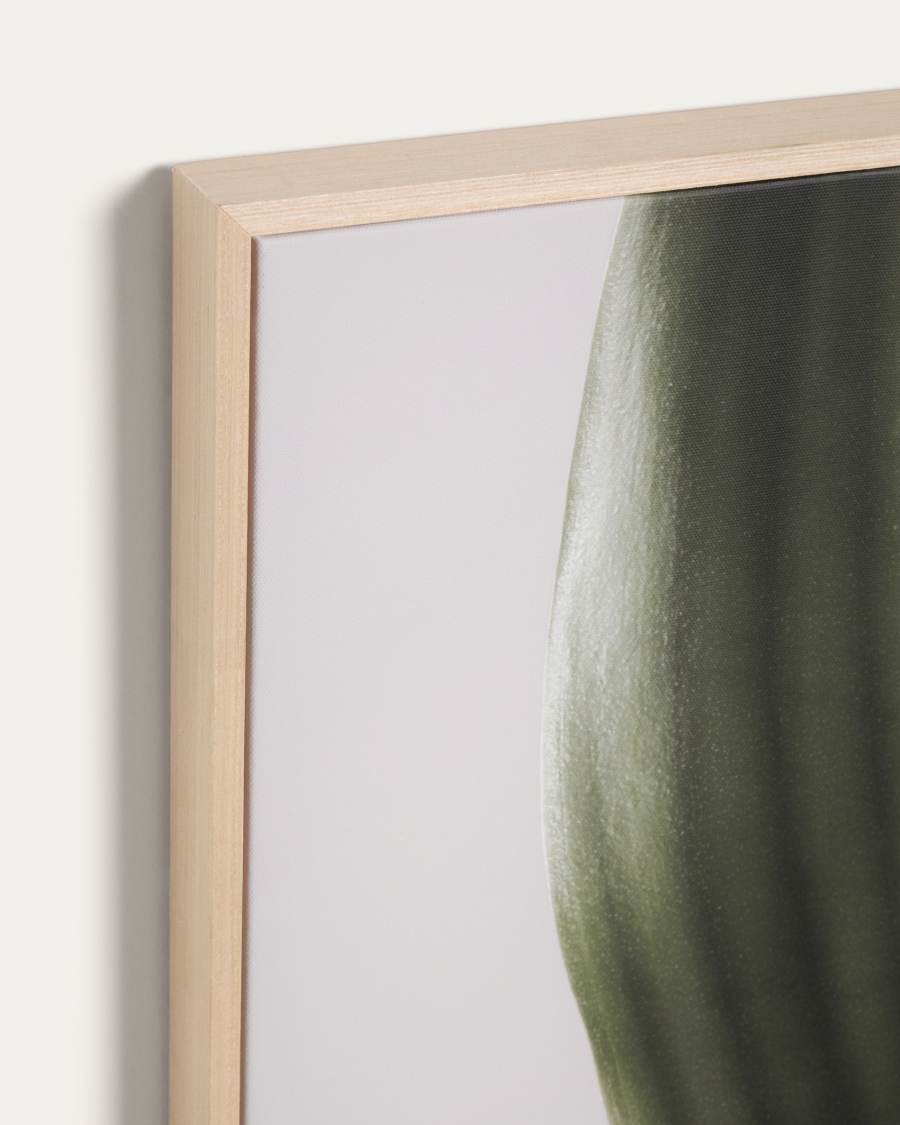 Foliae lijst met foto met bladmotief 52 x 72 cm