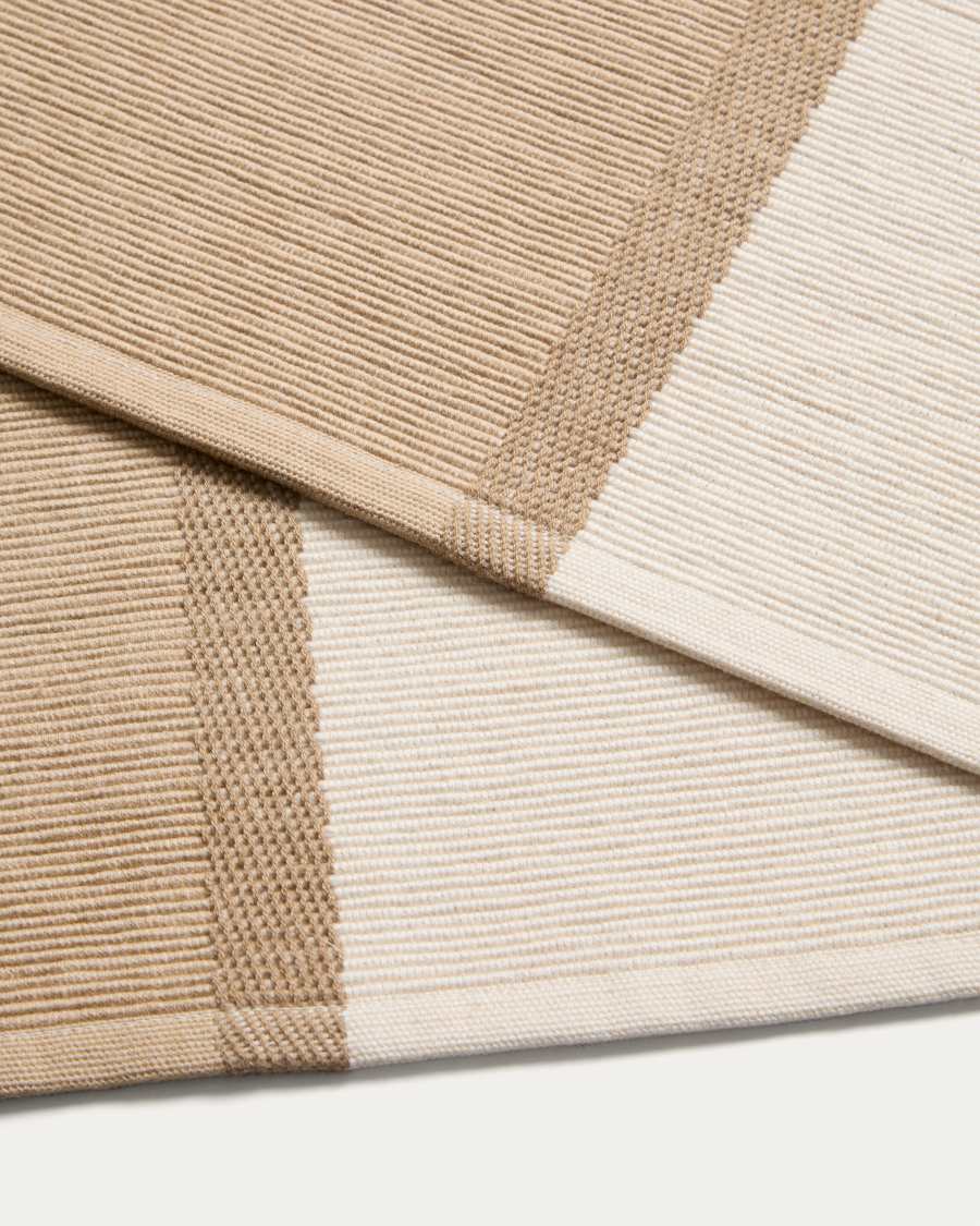 Tari set of 2 beige 100% cotton placemats 35 x 50 cm