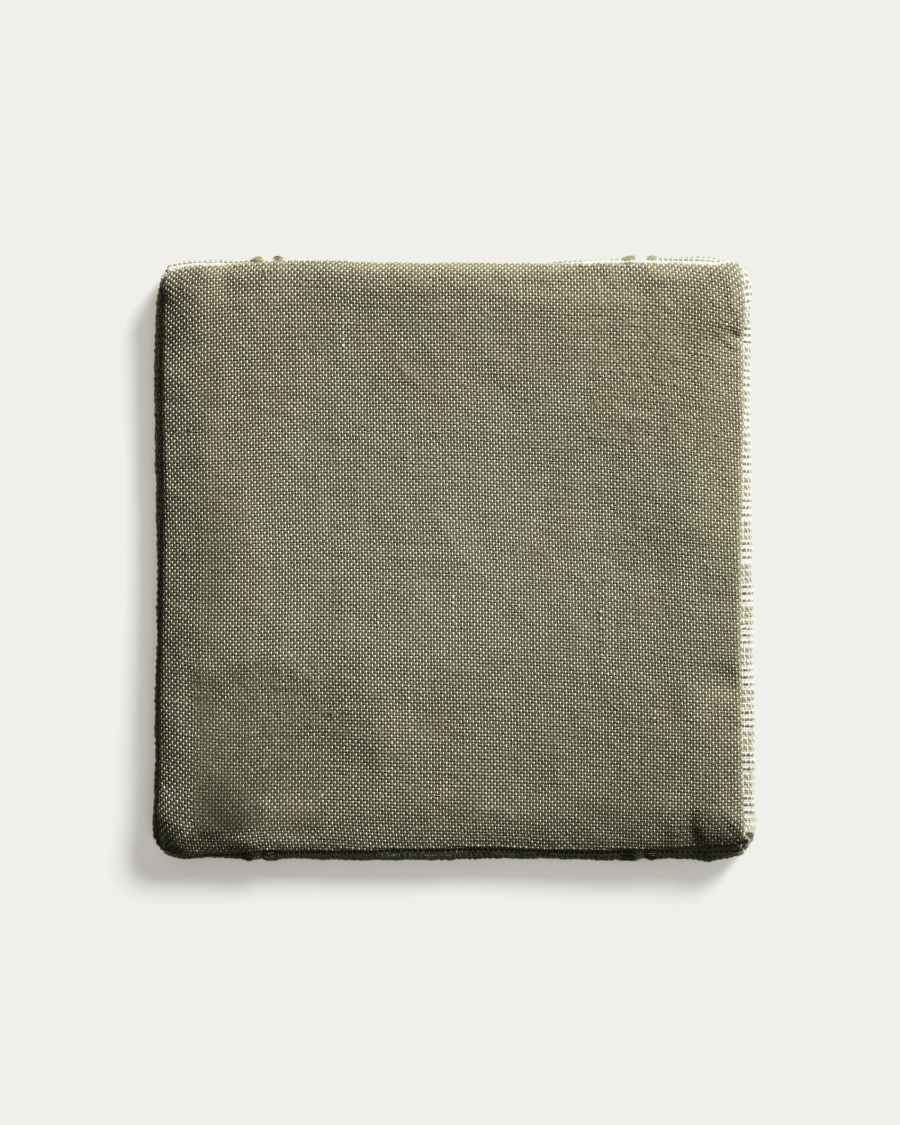 Stuhlkissen Drati aus 100 % PET grün 40 x 40 cm