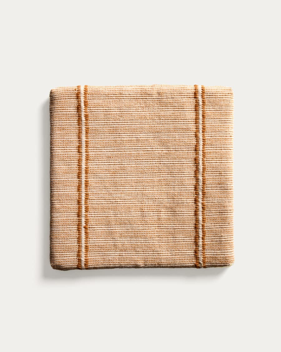 Stuhlkissen Drati aus 100 % PET orange 40 x 40 cm