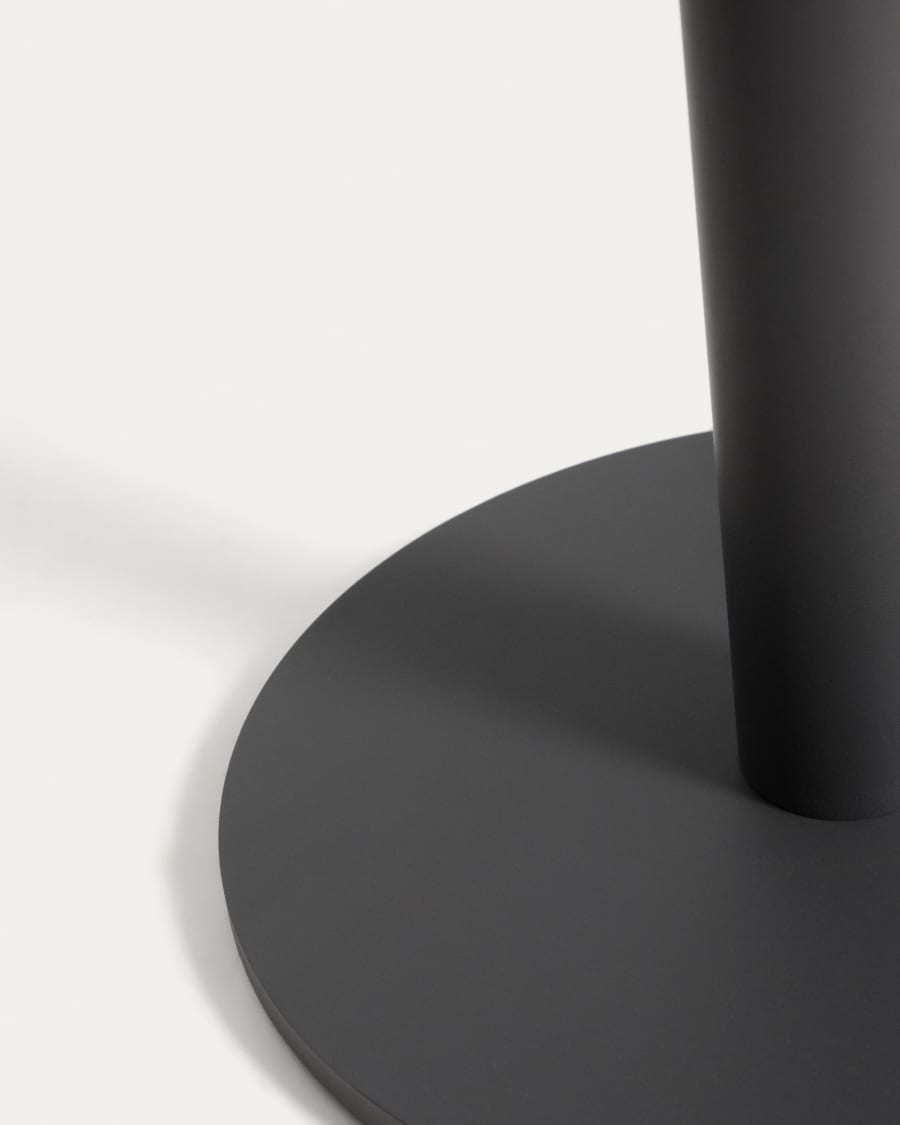 Taula auxiliar Asinara d’alumini grafit Ø40 cm