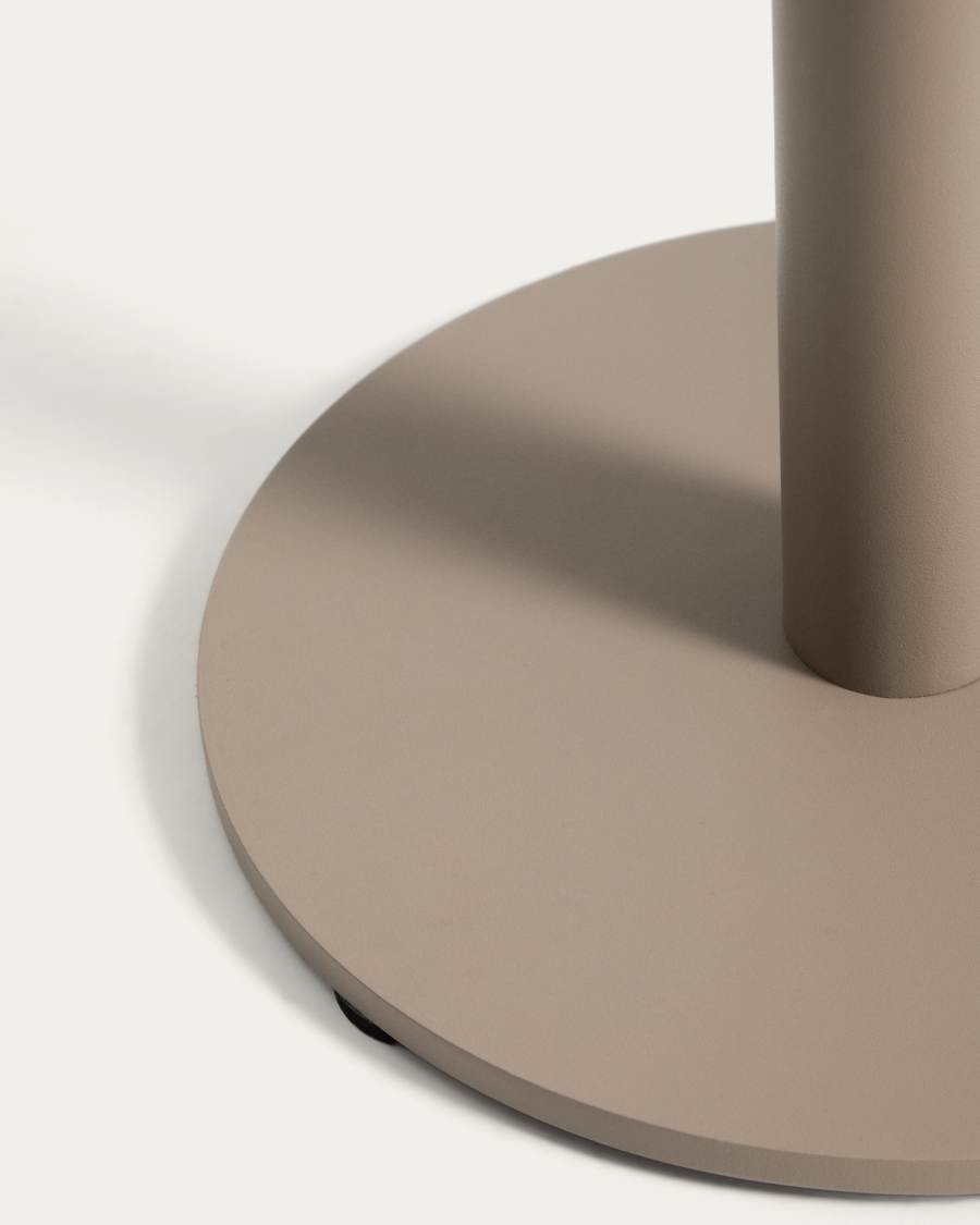 Taula auxiliar Asinara d’alumini talp Ø40 cm