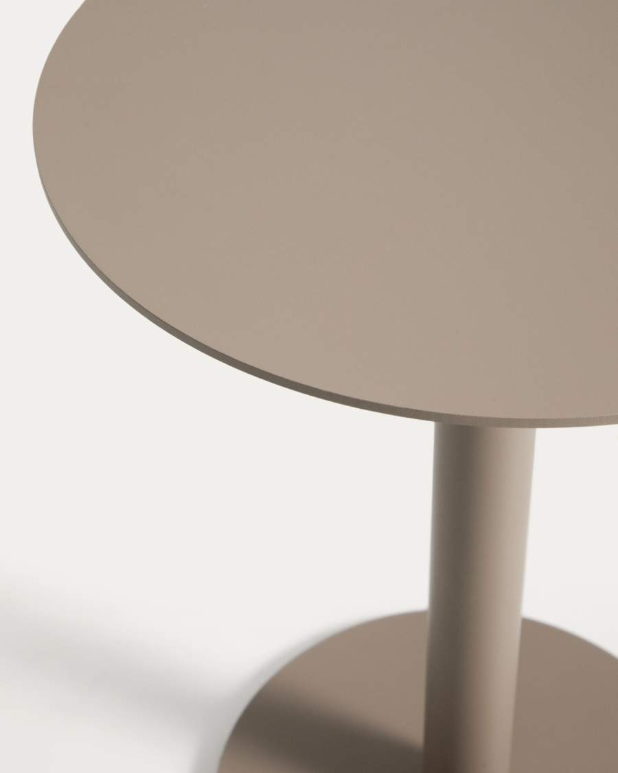 Taula auxiliar Asinara d’alumini talp Ø40 cm