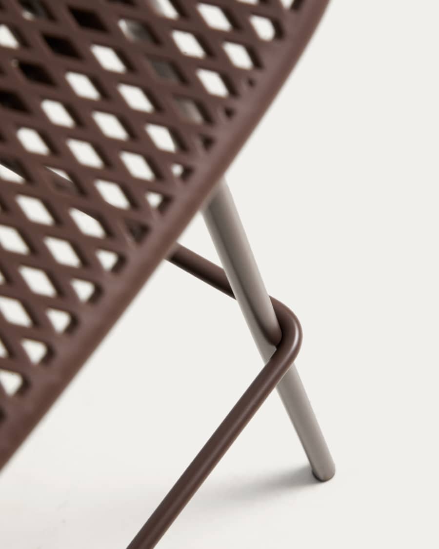 Tabouret d’extérieur Quinby marron 75 cm