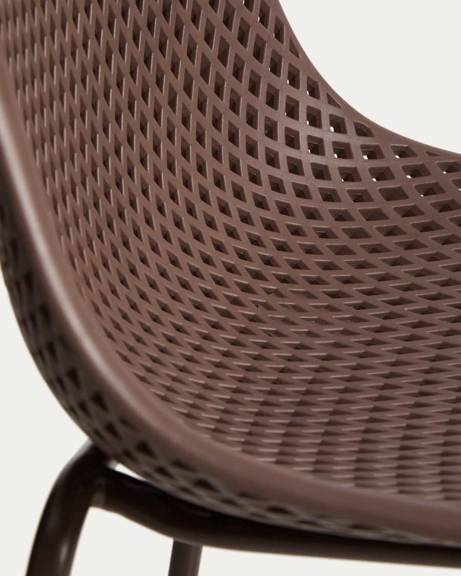 Tabouret d’extérieur Quinby marron 75 cm