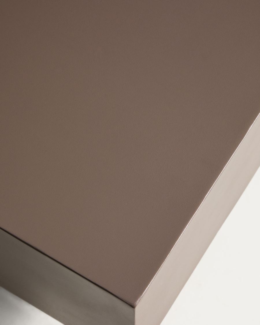 Rustella coffee table in brown concrete 60 x 60cm