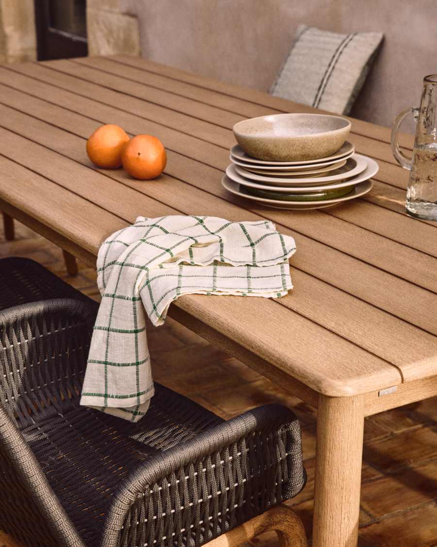 Table Sori en bois massif d'acacia FSC 100 % 240 x 100 cm