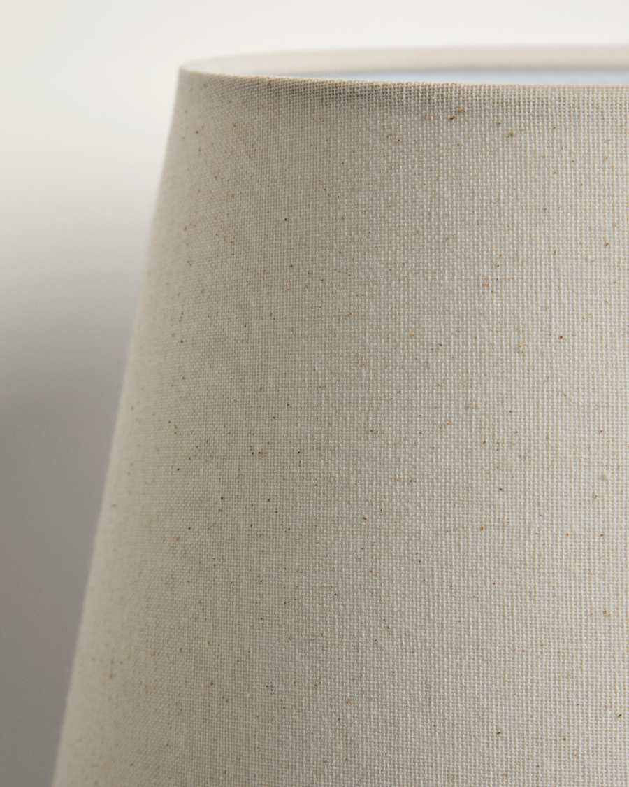 Odra table lamp in green ceramic with glossy finish