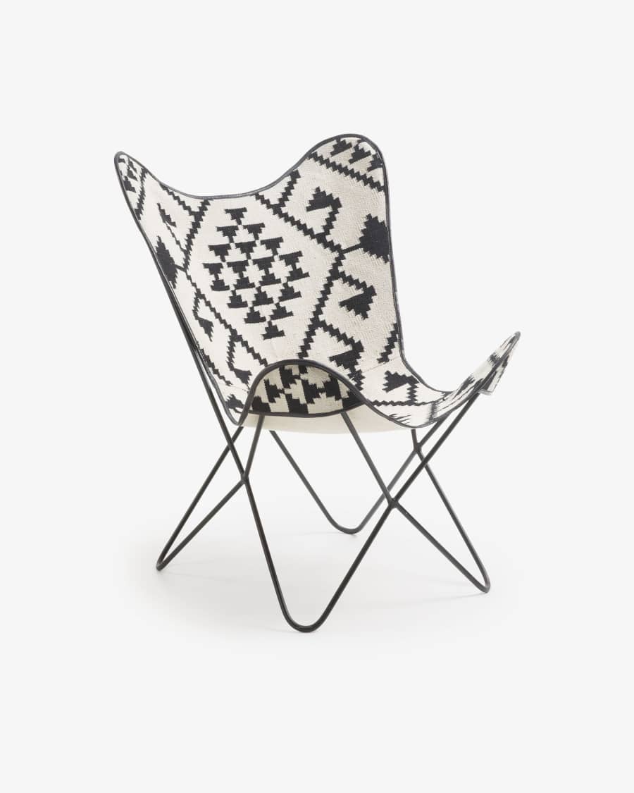 Black and white Fly chair