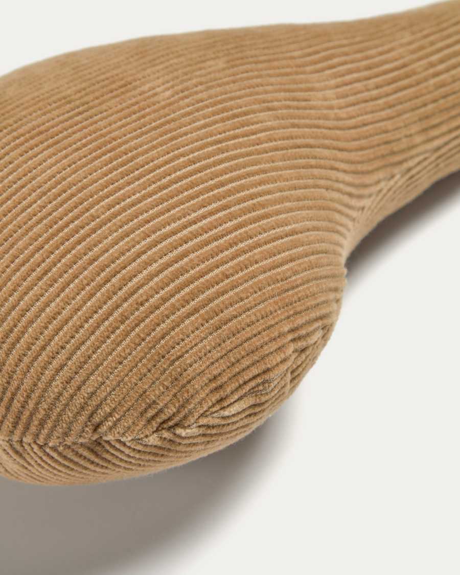 Kissen in Birnenform Amarantha 100% Baumwolle grün