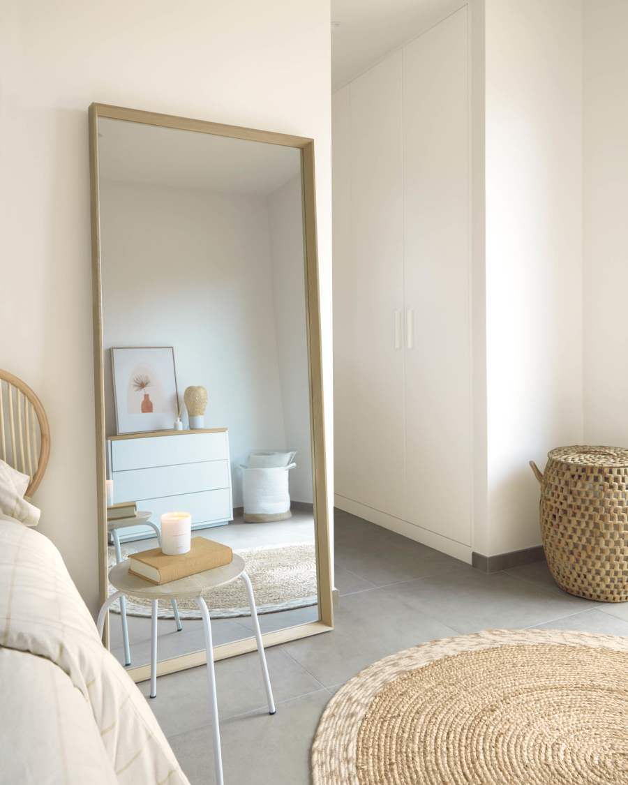 Nerina mirror natural finish 80 x 180 cm