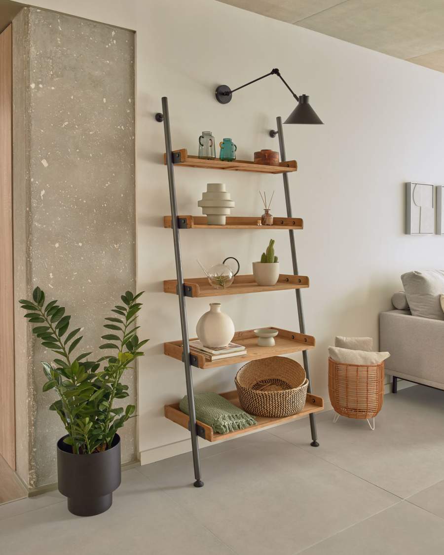 Mash black metal planter Ø 28 cm