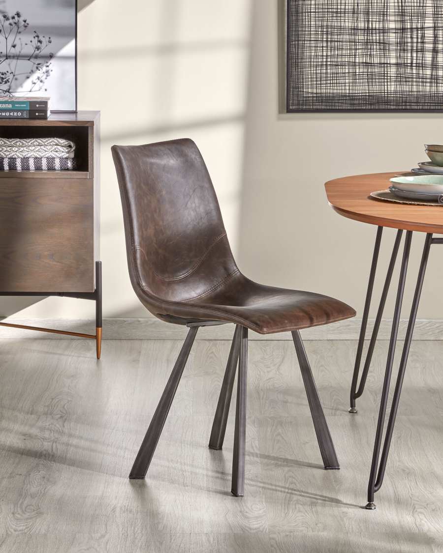 Trap Stoel donkerbruin