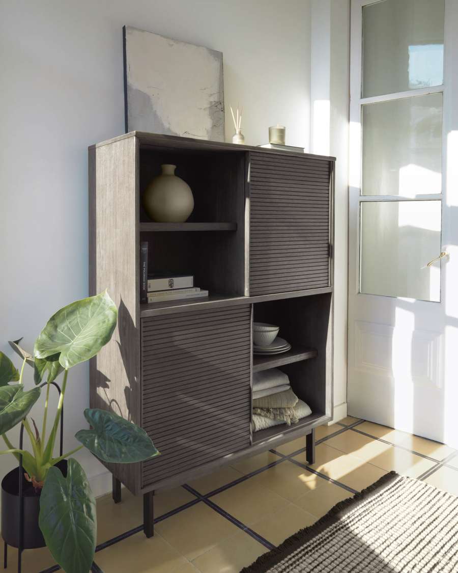 Indiann cabinet in solid acacia wood 100 x 140 cm