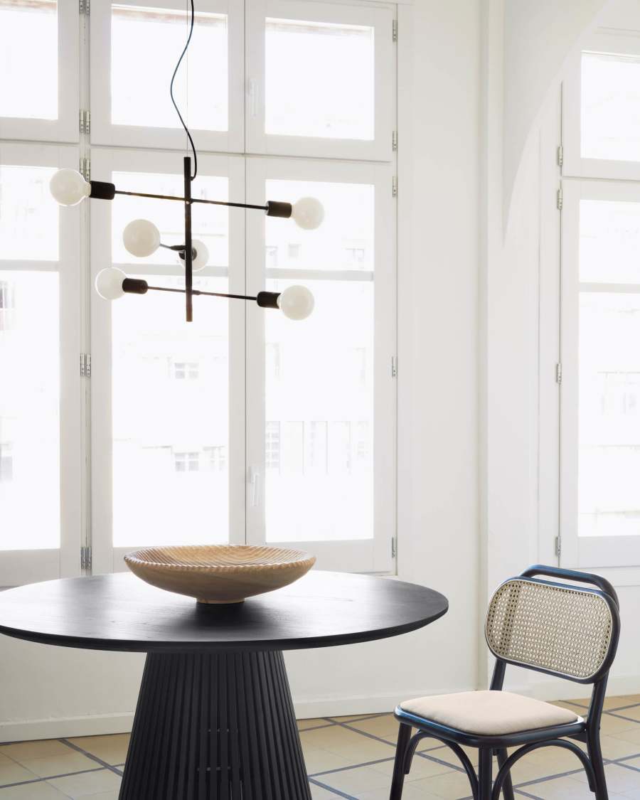 Lámpara de techo articulable Spica de acero