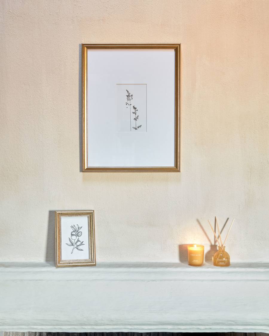 Akina gold picture 30 x 40 cm