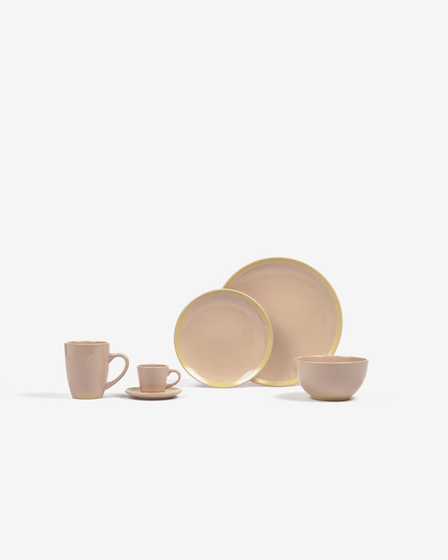 Tilia ceramic plate beige