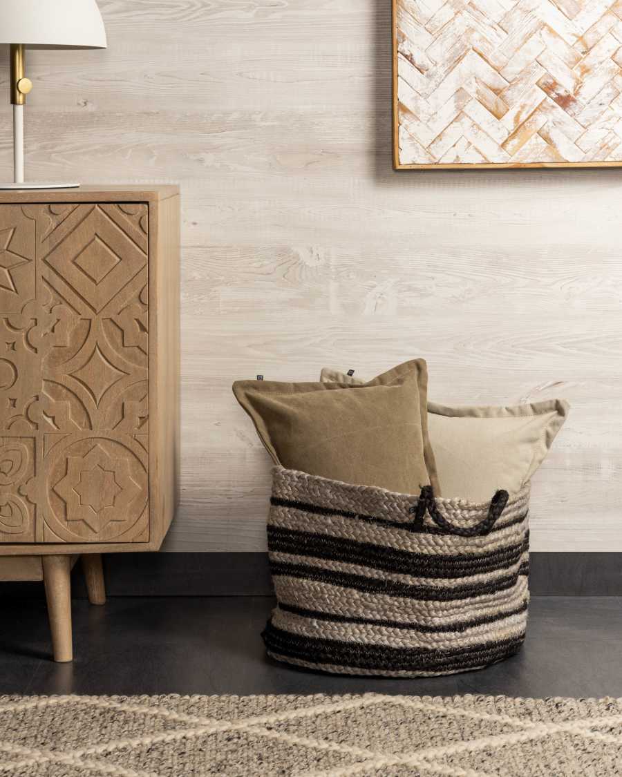 Cesta Saht naturale e nero