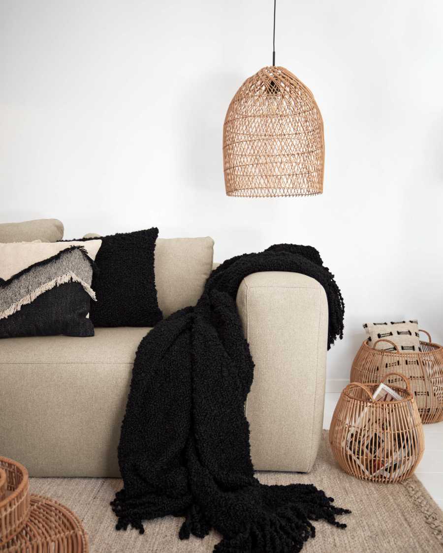 Lampenschirm für die Lampe Domitila Rattan mit natürlichem Finish Ø 44 cm