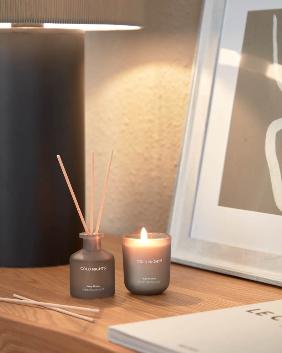 Diffusore profumi in bastoncini Cold Nights grigio 50 ml