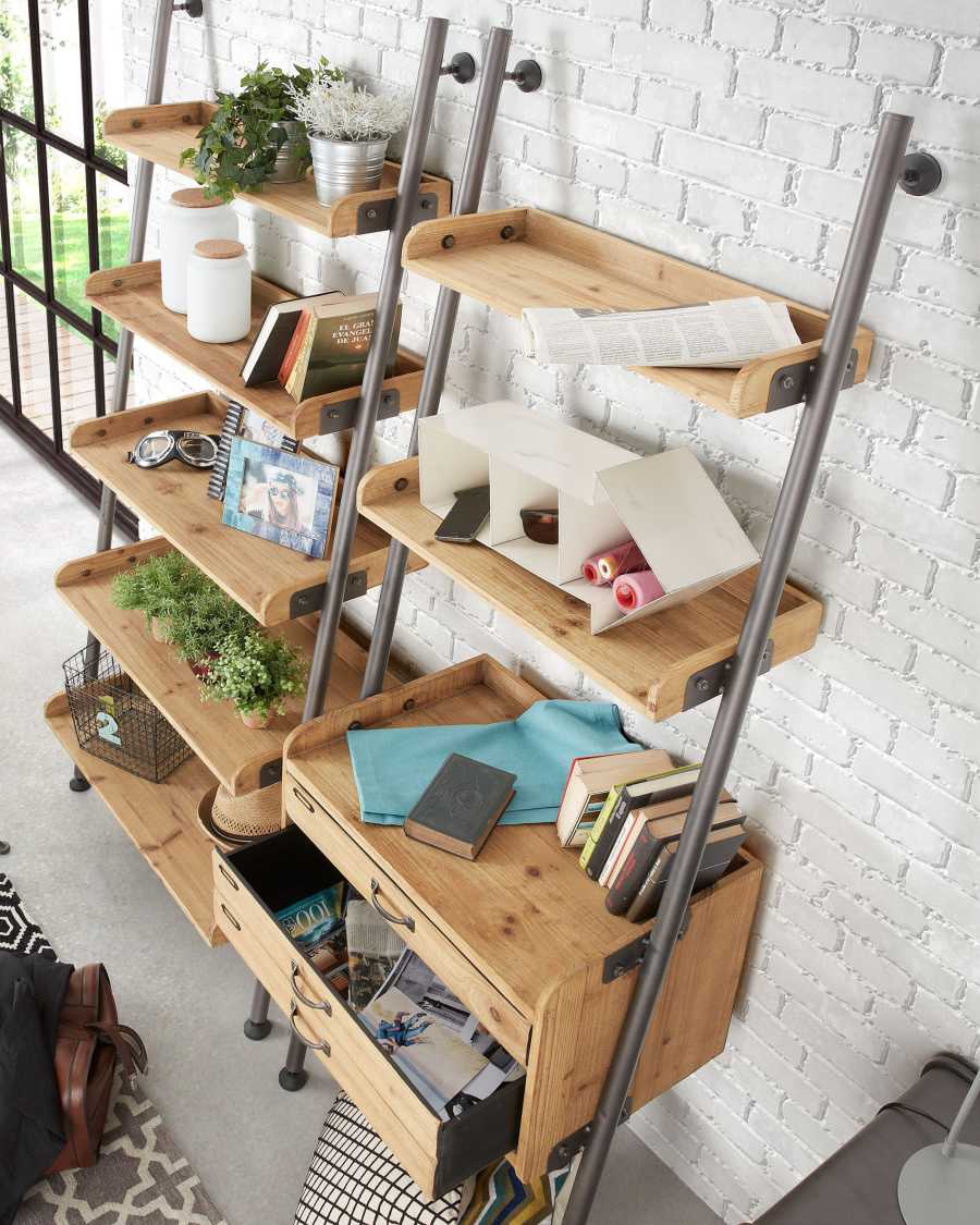 Scaffale con cassetti Mobela 67 x 200 cm