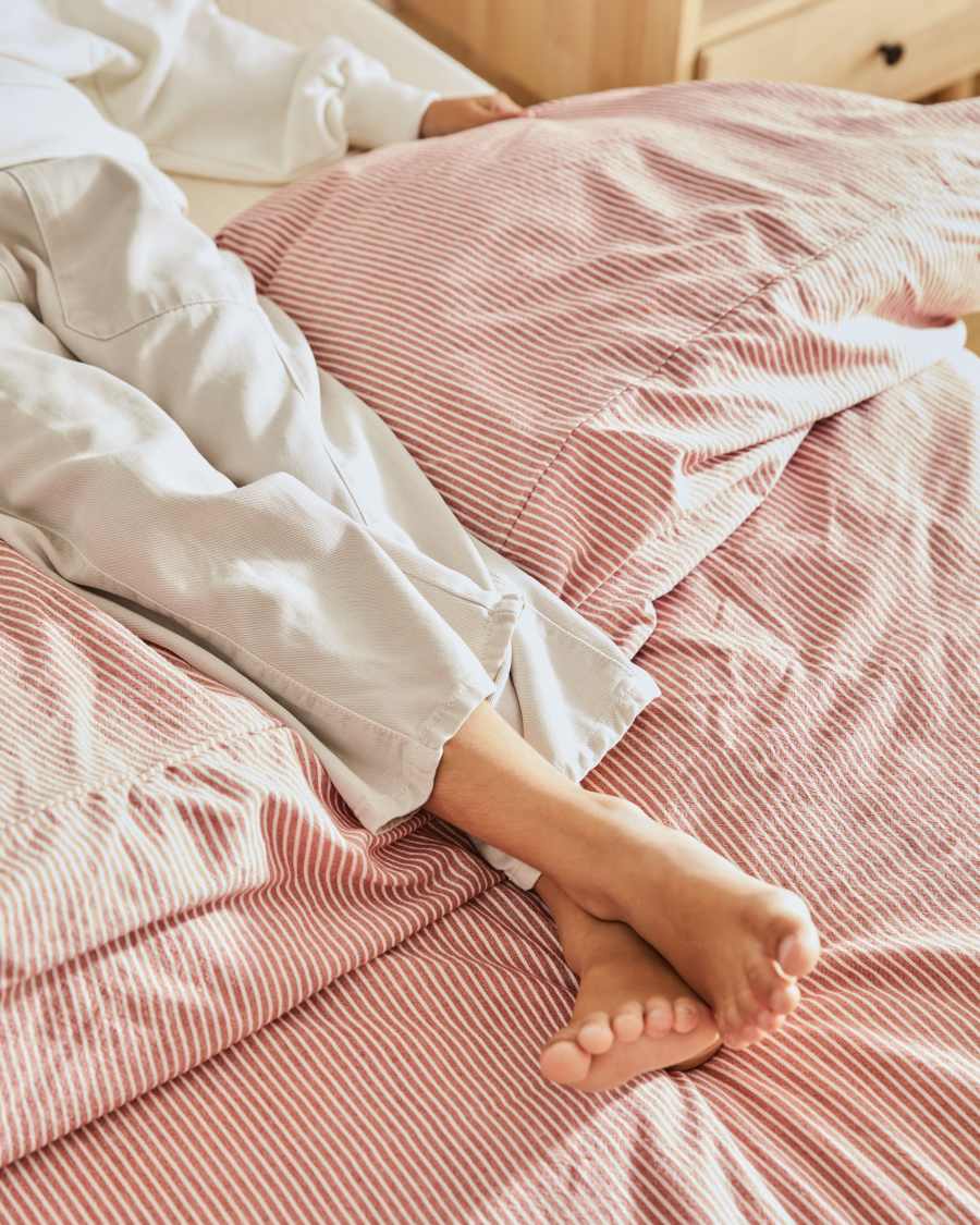 Set Giorgii fodera piumone, lenzuola e fodera cuscino 100% cotone GOTS 70 x 140 cm