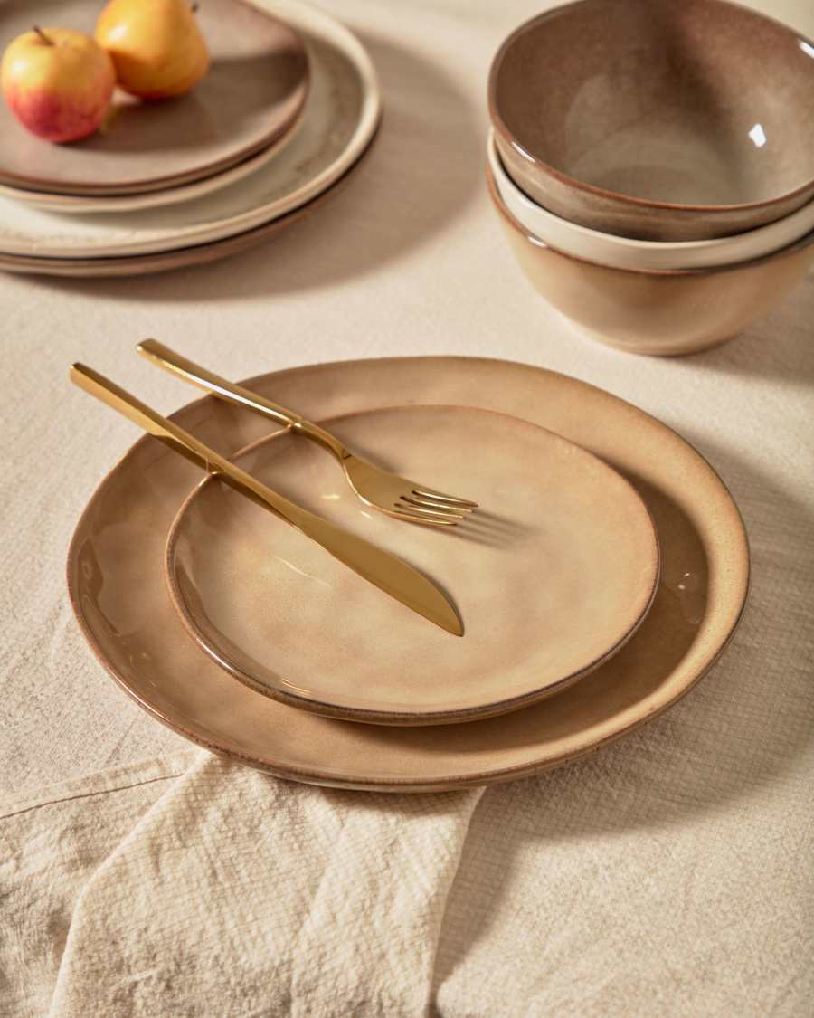 Sheilyn hellbrauner Dessertteller