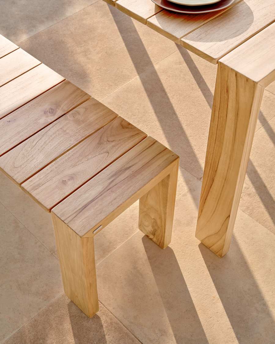 Banc d'exterior Victoire de fusta massissa de teca 135 cm