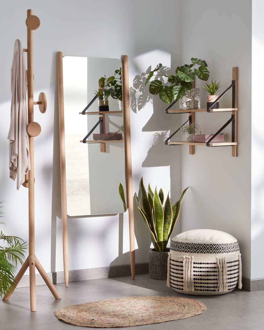 Natane birch wood mirror, 54 x 160 cm