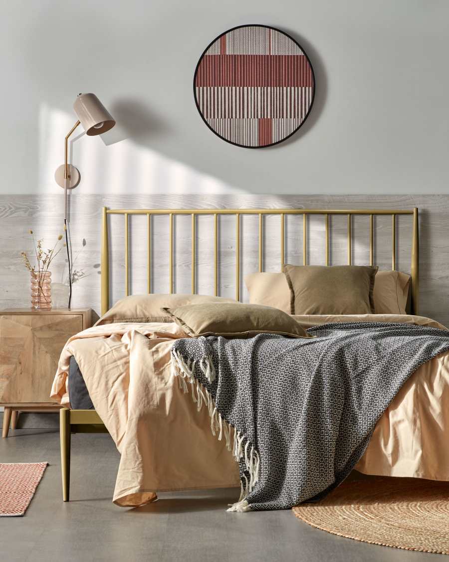 Housse de coussin Lisette 30 x 50 cm marron