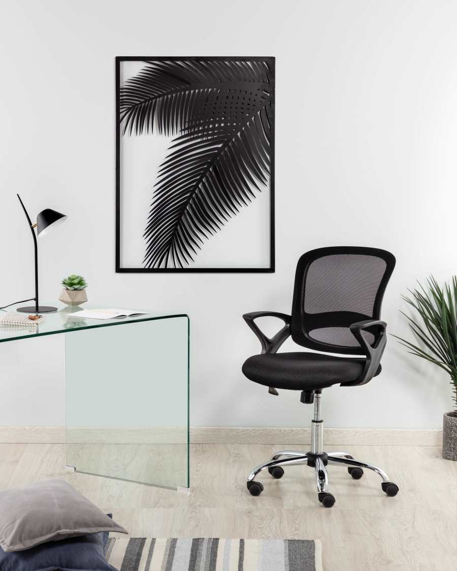 Chaise de bureau Tangier noir