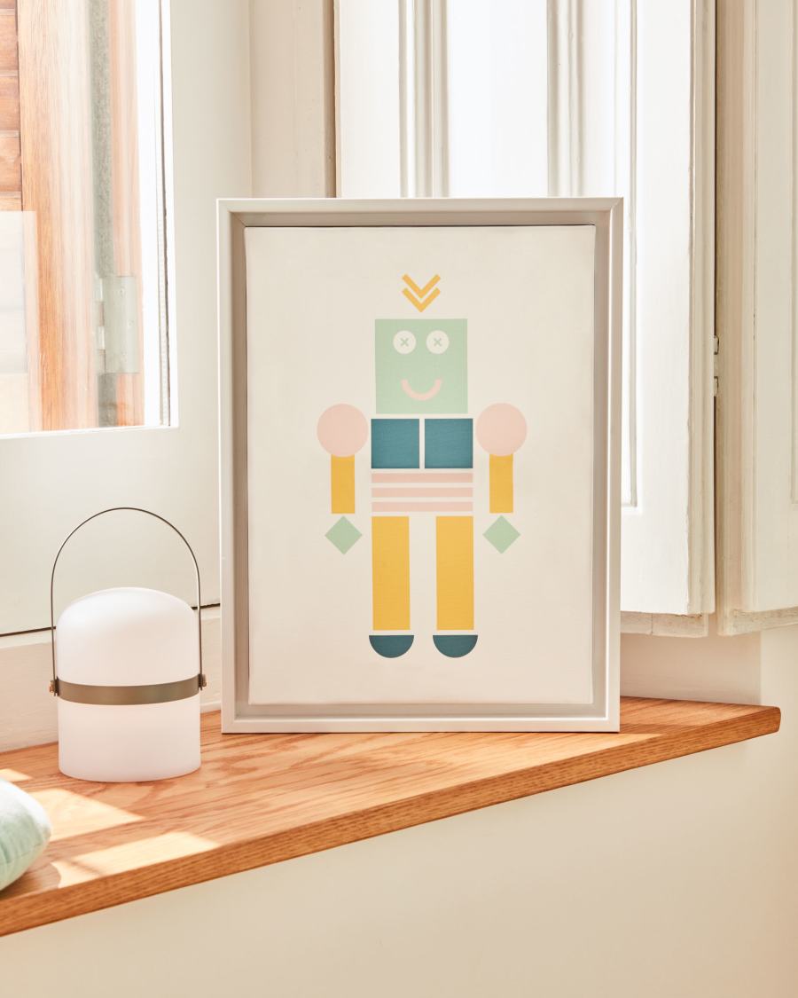 Mini επιτραπέζιο φωτιστικό Ridley, γκρι