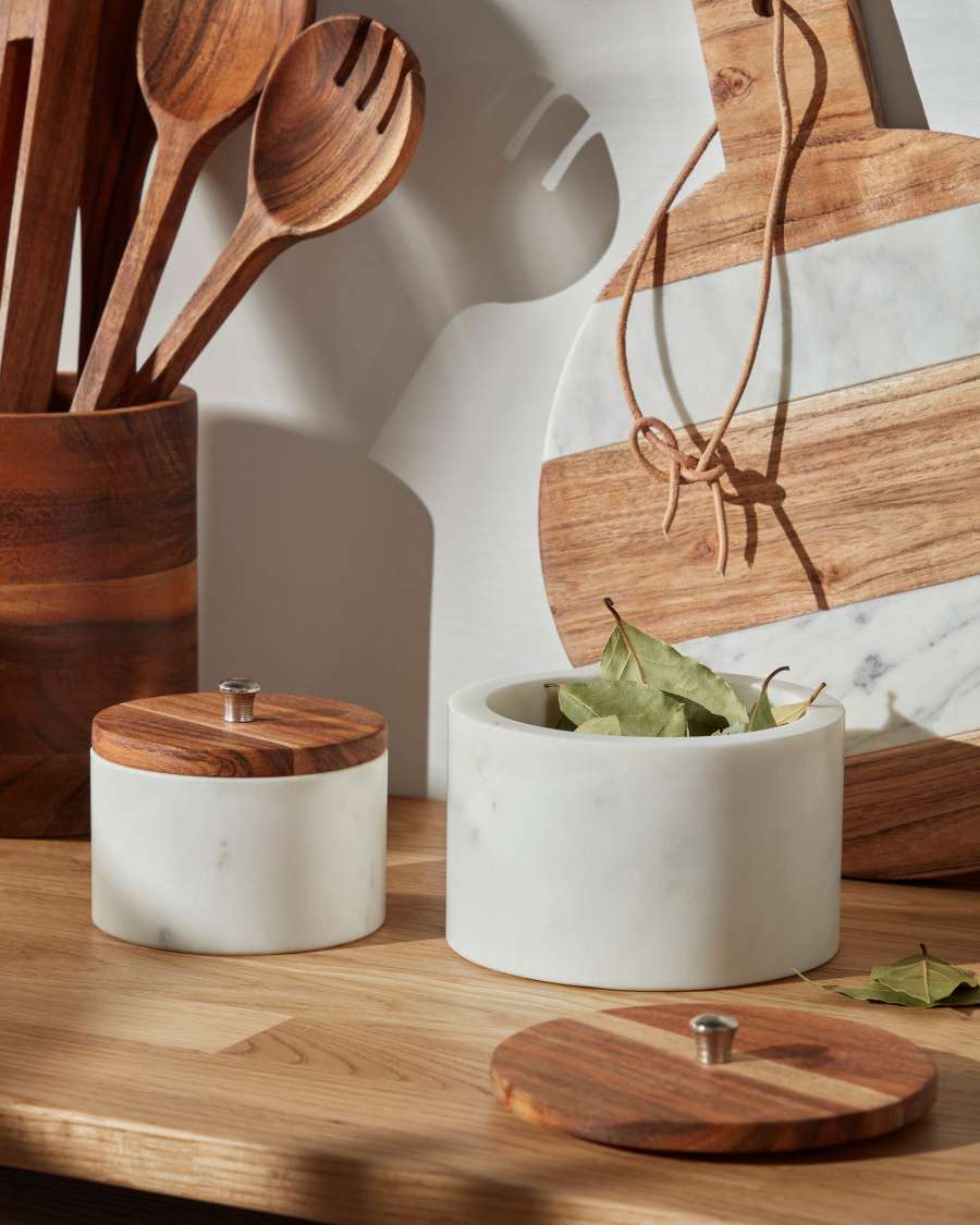 Karla white small jar