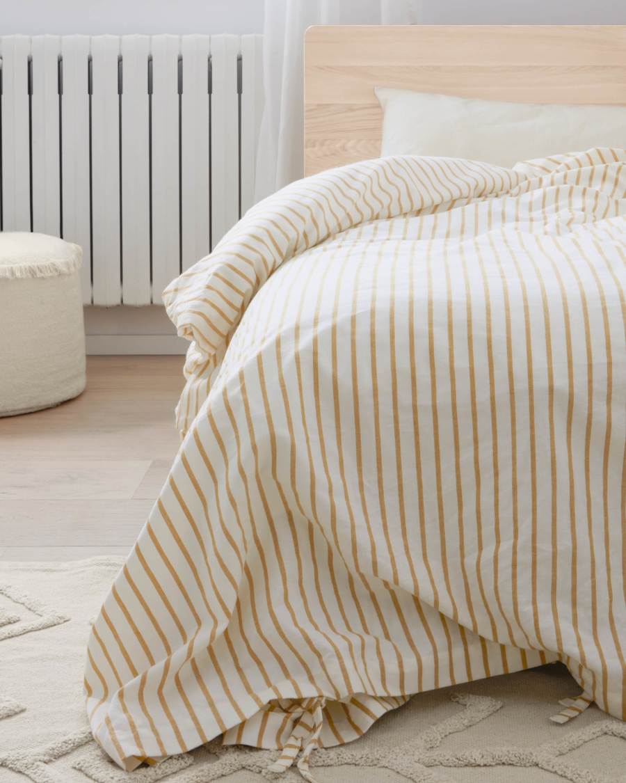 Ghia bedding set of duvet cover,fitted sheet,pillowcase 70 x 140 cm organic cotton (GOTS)