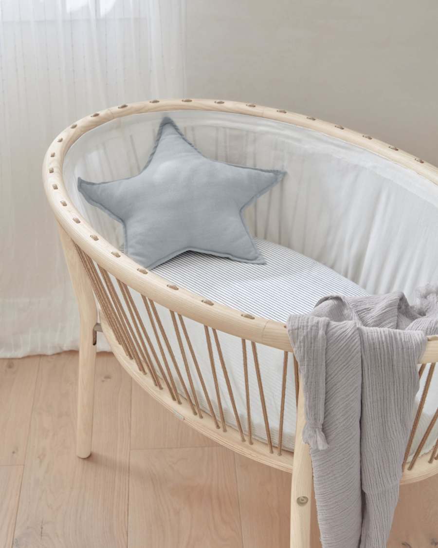 Leonela ash wood bassinet 97 x 62 cm FSC 100%
