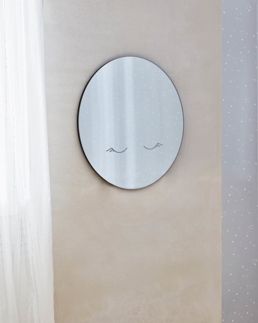 Ludmila round wall mirror Ø 50 cm