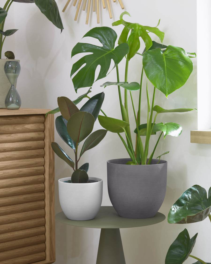 Lula set of 2 planters Ø 22 cm / Ø 16 cm